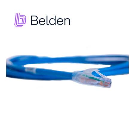 Patch cord UTP Cat6A Categoría 6A UTP 7 pies 2.1 metros BELDEN CA21106007