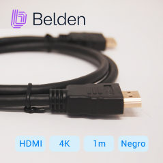 Cable HDMI Alta velocidad 4K UHD @ 30Hz 1080p @ 60Hz BELDEN HDE001MB