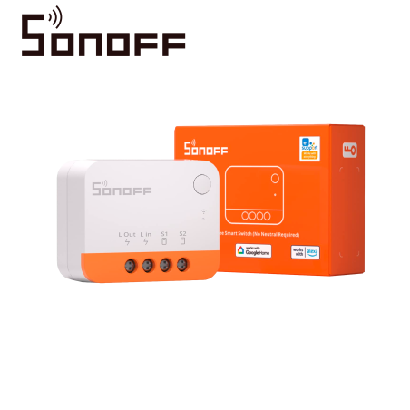 Mini interruptor inwall módulo de control de iluminación un canal bidireccional no requiere cable neutro SONOFF ZBMINIL2