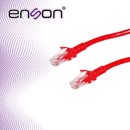 Patch cord UTP categoría 6 Cat 6 UTP Calibre 24 AWG ENSON P6P03