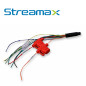 CABLE DE ALIMENTACION PARA DASHCAM STREAMAX MPOWERCABLE / CONECTOR 10 PINES / 4 ENTRADAS DE ALARMA / TERMINAL CAN (CAN-H Y CAN-L