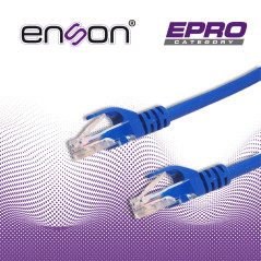 Patch cord UTP CAT6 Categoría 6 4 pares sólido 24 AWG Esquema T568B ENSON P6012L