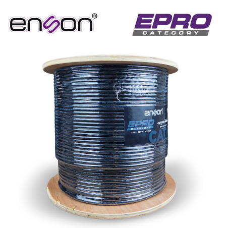 Cable FTP Cat6 para uso exterior FTP blindado Cat6 Uso exterior ENSON EPRO-CAT6-OUFTP