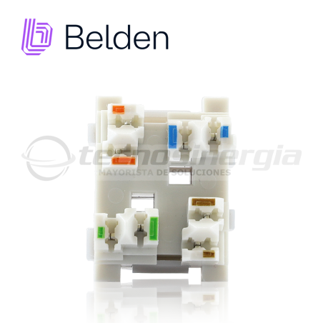 Bloque de conexión 4 pares IDC Cat 6A Cat 6A 10GX IDC BELDEN AX104139