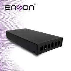 Caja de distribución de fibra óptica 6 puertos simplex/ duplex montaje en pared uso interior ENSON ENS-FOWALLBOX