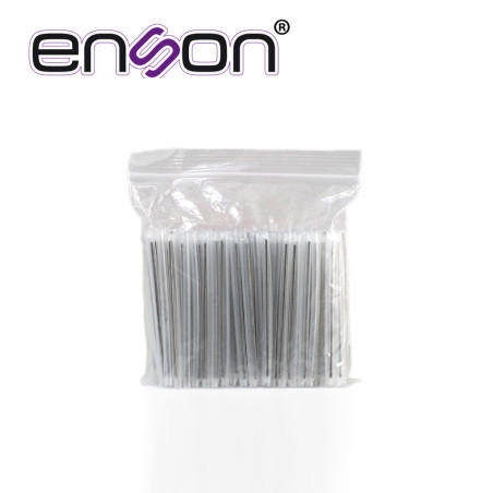 Manga de empalme para fibra óptica largo 60 mm paquete con 100 unidades color transparente ENSON ENS-FOSPLICE60