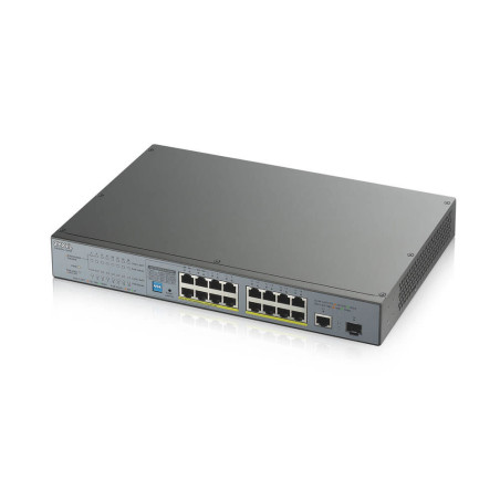 Zyxel GS1300-18HP dispositivo de redes No administrado Gigabit Ethernet (10 100 1000) Energía sobre Ethernet (PoE) Gris