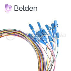 Kit pigtail fibra Pigtail Monomodo 9/125 12 fibras BELDEN FTSLC900PR12