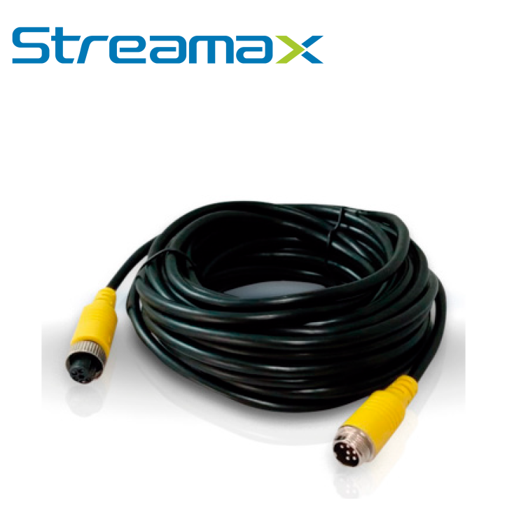 Cable DIN de aviación 6 pines para cámaras IP DIN de aviación 6 pines 33 metros blindado STREAMAX - MERIVA MCBIP330