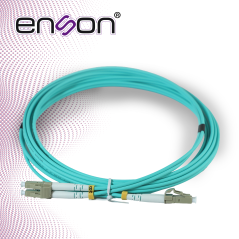 Jumper de fibra óptica Multimodo OM3 50/125 MICRAS Conectores LC DUPLEX ENSON ENS-JUMP300MM3