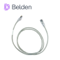 PATCH CORD DIAMETRO REDUCIDO UTP CAT6A BELDEN CAD1108004 / INTERIOR / GRIS / 4 PARES / 28 AWG / FORRO PVC / CMR / 4 PIES 1.2 MET