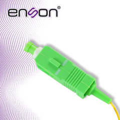 Pigtail de fibra óptica monomodo conector SC APC monomodo longitud 1.5 metros ENSON ENS-PIGTAILSC