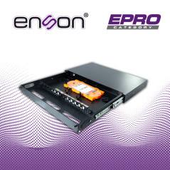 Caja de distribución de fibra óptica 2 ventanas 1 UR Deslizable ENSON ENS-MDF8003