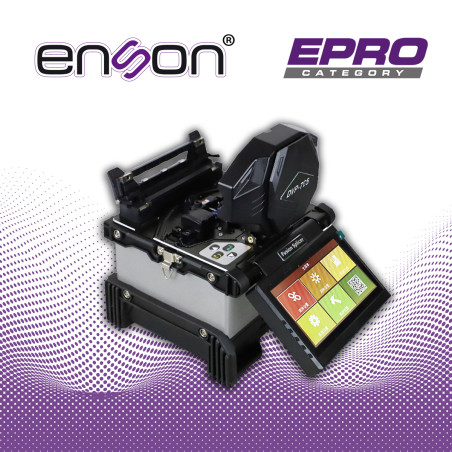 Fusionadora de fibra óptica Empalme en 8 segundos Soporta SMF y MMF Pérdida media real documentada ENSON ENS-FS98