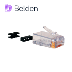 Conector Plug RJ45 UTP Cat6/Cat6A Cat6/Cat6A UTP Transparente BELDEN CAPFCU-B25