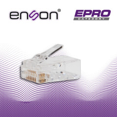 Plugs RJ45 para cable UTP Cat5e para cable UTP Cat5e bote de 50 ENSON EPRO-PLUG5E-50