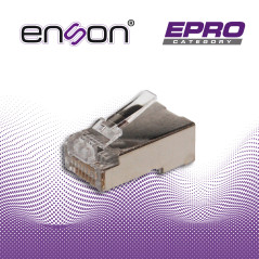 Plugs RJ45 Pass-thru Blindado para cable UTP CAT6 ENSON EPRO-SPLUG6-50
