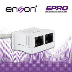 Módulo duplexor pasivo para transmisión de red duplexor pasivo soporta PoE envía dos nodos por un cable UTP ENSON EPRO-T2