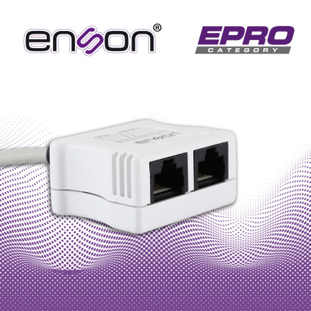 Módulo duplexor pasivo para transmisión de red duplexor pasivo soporta PoE envía dos nodos por un cable UTP ENSON EPRO-T2