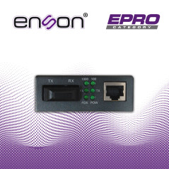 Convertidor de medios cobre a fibra 1000 Mbps fibra multimodo conector SC ENSON ENS-MC100SC