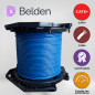CABLE UTP CAT6+ BELDEN 2412 006A1000 / INTERIOR / AZUL / 350MHZ / 4 PARES / 23 AWG / FORRO PVC / CMR / CERTIFICABLE / BOBINA EN 