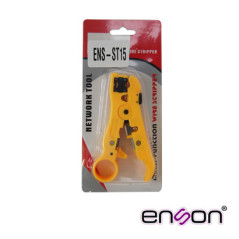 Peladora de cables Corta y pela coaxial y UTP Cuchilla ajustable Cortador incorporado ENSON ENS-ST15