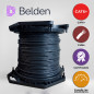 CABLE UTP CAT6+ BELDEN 2412 010A1000 / INTERIOR / NEGRO / 350MHZ / 4 PARES / 23 AWG / FORRO PVC / CMR / CERTIFICABLE / BOBINA EN
