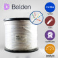 CABLE UTP CAT6A BELDEN 10GXS12 0091000 / INTERIOR / BLANCO / 625MHZ / 4 PARES / 23 AWG / FORRO PVC / CMR / CERTIFICABLE / BOBINA