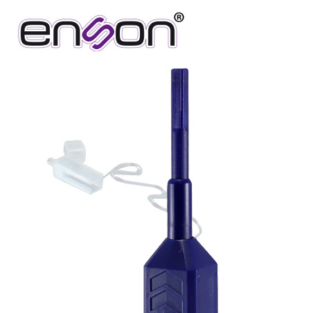 Limpiador para conectores de fibra óptica LC/MU para conectores LC/MU estilo lápiz accionamiento por clic ENSON ENS-QUICKCLEANLC