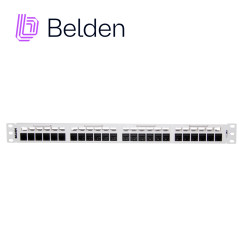 PATCH PANEL, REVCONNECT CAT6 BELDEN RV6PPF1U24WH 24 PUERTOS RJ45 (PRECARGADO) COLOR BLANCO 1 UNIDAD DE RACK HERRAMIENTA COMPATIB