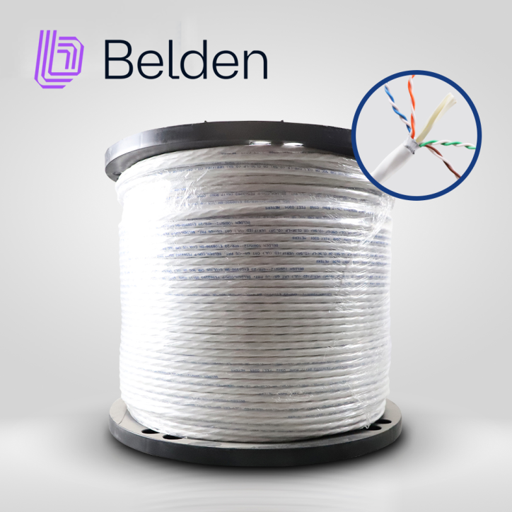 Cable UTP Cat6A Categoría 6A 500 MHz 4 pares BELDEN 10GXW12 0091000