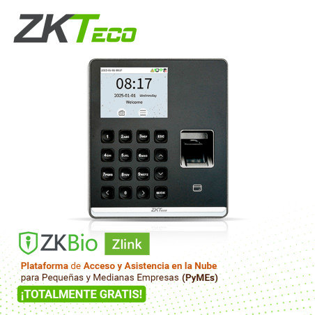 Terminal de control de asistencia biométrica 500 huellas 500 usuarios 500 tarjetas ZKTECO M1