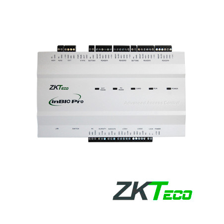Panel de control de acceso 2 Puertas 20 000 huellas 8 lectores soportados ZKTECO INBIO260PROBOX