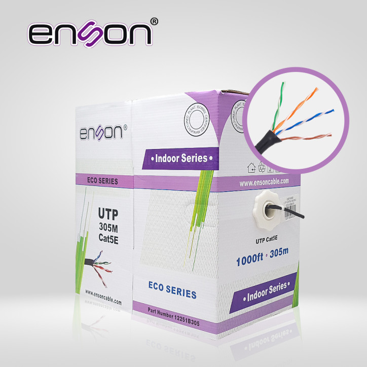 Cable UTP Cat5e Cat5e 24 AWG Sin blindaje ENSON 12251B305