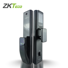 Cerradura inteligente multibiométrica reconocimiento facial multiverificación pantalla de monitoreo interior ZKTECO HBL400