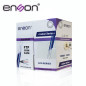 CABLE FTP CAT5E ENSON MODELO FTP 22251G305 SERIE ECO BLINDADO CALIBE 24 AWG CCA BOBINA DE 305 METROS FORRO PVC COLOR GRIS USO IN