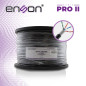 CABLE UTP CAT5E ENSON 13151B305 DOBLE FORRO SERIE PRO-II CALIBE 24 AWG 100% COBRE BOBINA DE 305 METROS FORRO PE COLOR NEGRO Y PV