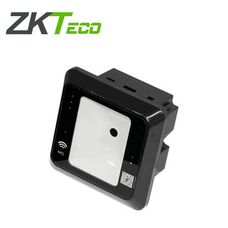 Lector de códigos QR y tarjetas 13.56MHz escaneo rápido alta tasa de reconocimiento comunicación Wiegand ZKTECO QR500-B