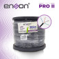 CABLE UTP CAT5E ENSON 13152B305 SERIE PRO-II C/GEL CALIBE 24 AWG 100% COBRE BOBINA DE 305 METROS FORRO PE COLOR NEGRO USO EXTERI