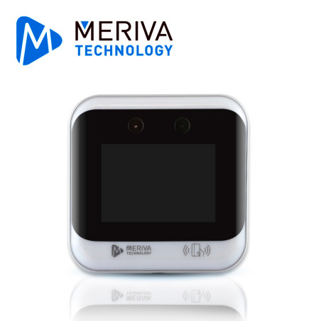 Control de acceso con reconocimiento facial 2MP H.265+ doble lente 3.6mm MERIVA TECHNOLOGY MAC-E2123