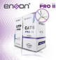 CABLE UTP CAT6 ENSON 12263G305 SERIE PRO-II CALIBE 23 AWG 100% COBRE DE ALTO RENDIMIENTO BOBINA DE 305 METROS FORRO PVC COLOR GR