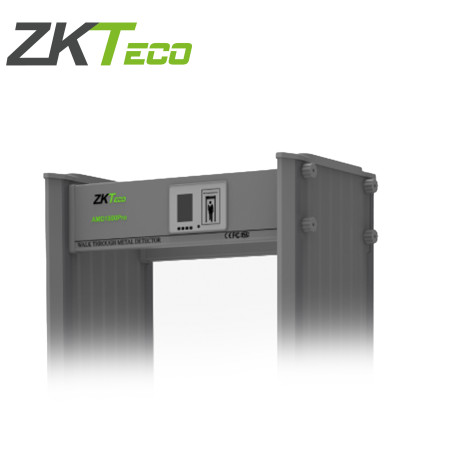 Arco detector de metales 18 zonas de detección independientes Grado de protección IP65 256 niveles de ZKTECO AMD1800PRO