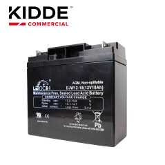 Batería de respaldo sellada 12 V 18 ah para alarmas 12V 18 ah bajo mantenimiento KIDDE 12V17A