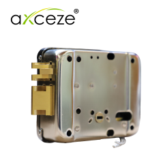 Cerradura electromecánica Orientación derecha Instalación sobreponer Apertura interna por botón AXCEZE AX-LOCKR