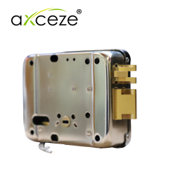 Cerradura electromecánica orientación izquierda instalación sobreponer apertura interna por botón AXCEZE AX-LOCKL