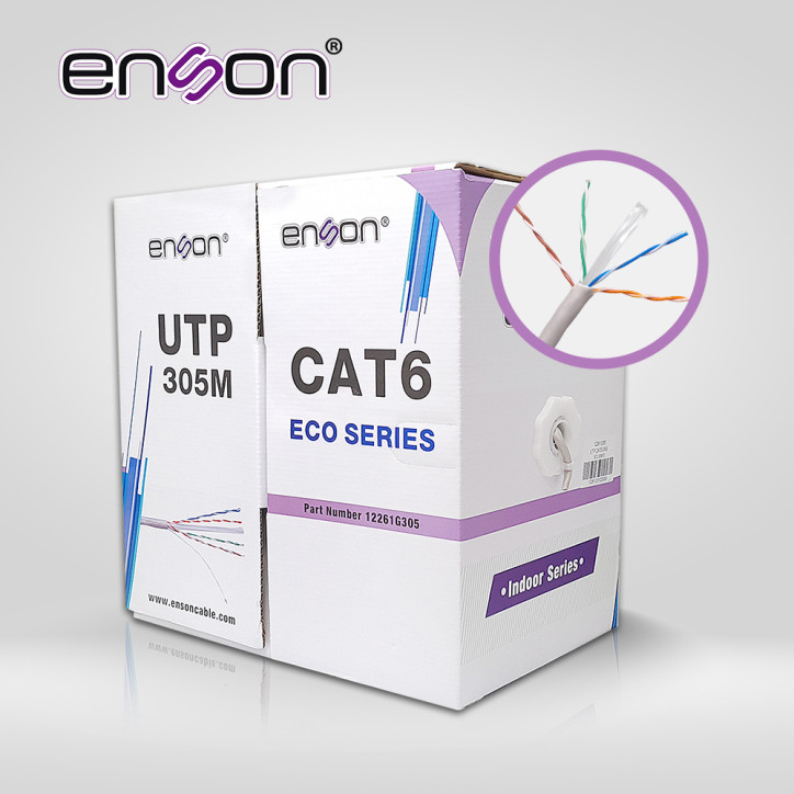 Cable UTP categoría 6 UTP Categoría 6 4 pares ENSON 12261G305