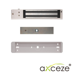 Chapa magnética Fuerza de sujeción 600lbs Sensor magnético integrado LED indicador de estado AXCEZE AX-M620LDS