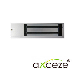 Chapa magnética 1200lbs de sujeción instalación interior 12VDC/24VDC seleccionable AXCEZE AX-M1200