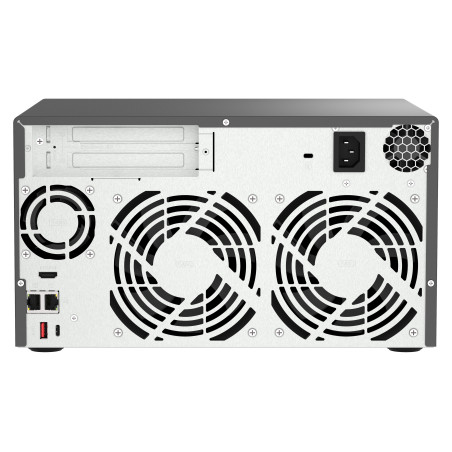 QNAP TVS-h874 NAS Tower Intel® Core™ i7 32 GB DDR4 0 TB QuTS hero Negro