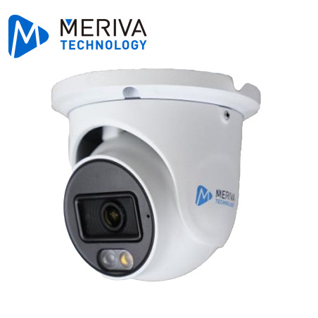 Cámara IP Turret 8 MP 3840 x 2160 2.8 mm Iluminación dual hasta 30 m MERIVA TECHNOLOGY MTD-808D